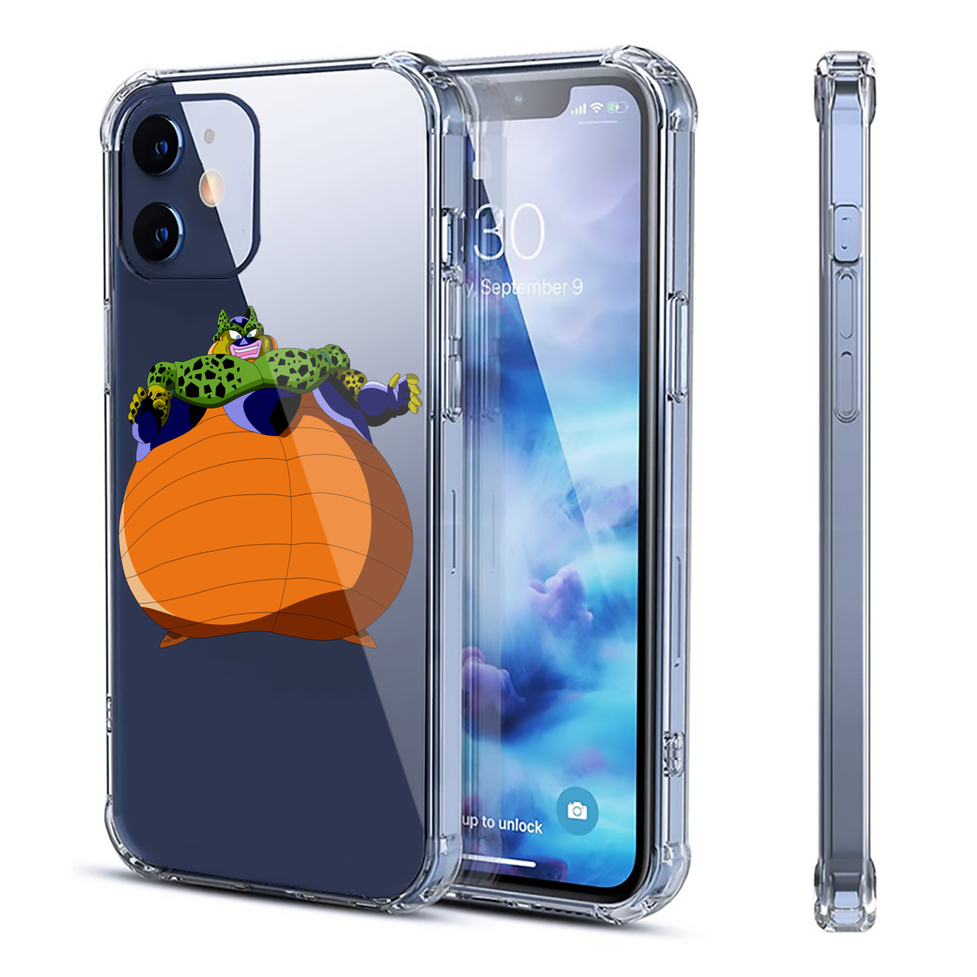 （画像用） ドラゴンボール セル DRAGON BALL Cell 【iPhone 12シリーズ対応】透明スマホケース（クリアソフトケース）